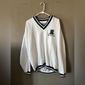 Vintage Notre Dame University Fighting Irish 90s crewneck sweatshirt white